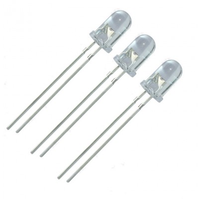 High brightness 12v 5mm Blue color High volt DIP  resistor  LED